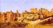 Charles Blechen The Ruins of the Septizonium on the Palatine in Rome China oil painting reproduction